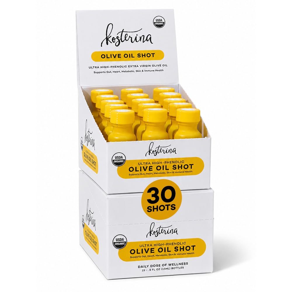 Amazon.com : Kosterina Extra Virgin Olive Oil Shots | Polyphenol